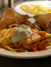 Buffalo Chicken Omelet