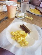 2Eggs Scrambled With Sausage