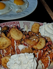 Deep Fried French Toast With Banana Foster