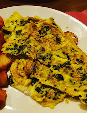 Spinach Mushroom Omelet