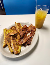 French Toast Bacon Orange Juice