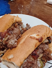Cheese Steak With Bacon