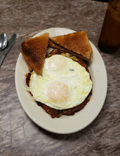 Clam Hash And Fried Eggs